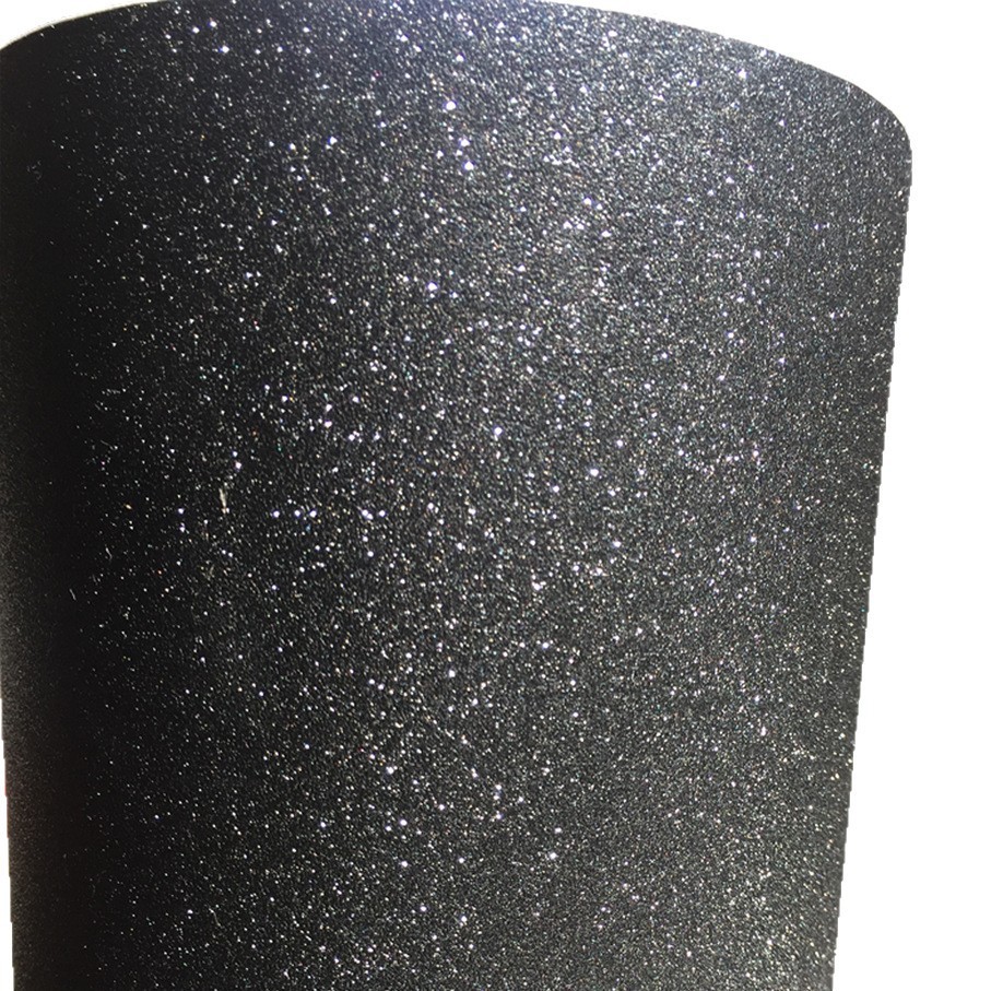 Премиальная матовая черная вин – обзор и цена Glitter Vinyl Roll
